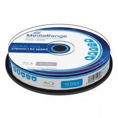 MediaRange BD-R Blu-Ray 50GB 6x Cake Box x10 Dual Layer