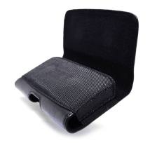 Θήκη Οριζόντια Medium Ancus Δερμάτινη για Smartphone 4,5" έως 5" Ίντσες Μαύρη