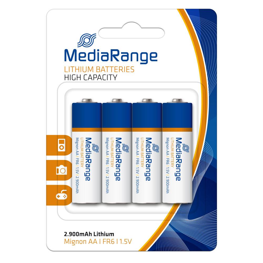 Μπαταρία Λιθίου MediaRange AA 1.5V (FR6) (4 Pack)