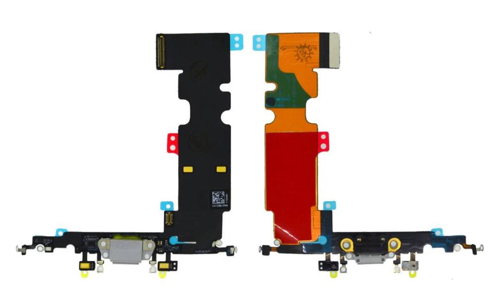 Επαφή Φόρτισης Apple iPhone 8 Plus με Μικρόφωνο Γκρι OEM Type A