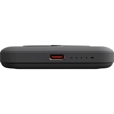 Power Bank Yenkee YPB 501 5000mAh 15W 3A MagSafe Ασύρματη Φόρτιση και 1xUSB-C PD20W, LED Ένδειξη Μπαταρίας Μαύρο
