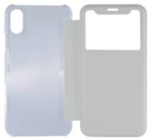 Θήκη Book Ancus S-View Elegance για Apple iPhone X / XS Λευκή