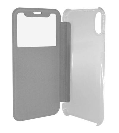 Θήκη Book Ancus S-View Elegance για Apple iPhone X / XS Λευκή