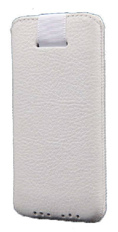 Θήκη Protect Ancus για Apple iPhone SE/5/5S/5C Old Leather Λευκή
