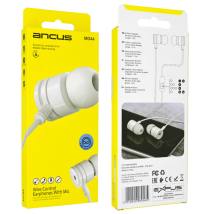 Hands Free Ancus Harmony MD44 in-Earbud Stereo 3.5mm Λευκό με Μικρόφωνο και Πλήκτρο Λειτουργίας 1,2μ