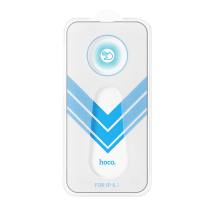 Tempered Glass Hoco A33 9Η Full Screen Protection 0.33mm για Apple iPhone 14 Pro με Οδηγό για Εύκολη Τοποθέτηση