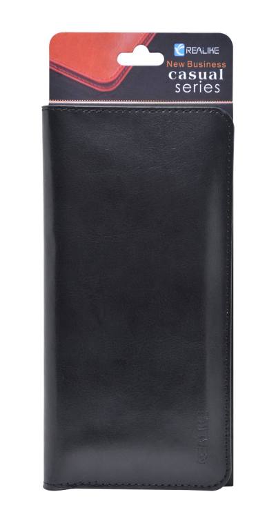 Θήκη Πορτοφόλι ReaLike Universal για Smartphone έως 4.7'' Μαύρη