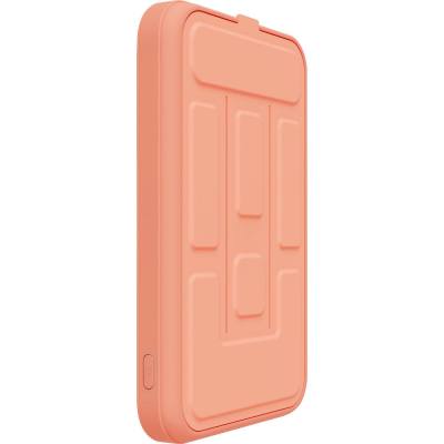 Power Bank Yenkee YPB 501 5000mAh 15W 3A MagSafe Ασύρματη Φόρτιση και 1xUSB-C PD20W, LED Ένδειξη Μπαταρίας Πορτοκαλί