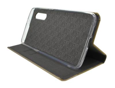 Θήκη Book Ancus Magnetic Canvas για Xiaomi Mi 9 TPU Χρυσαφί