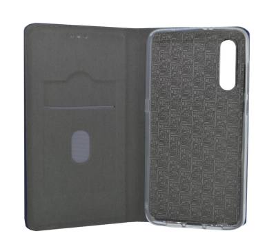 Θήκη Book Ancus Magnetic Canvas για Xiaomi Mi 9 TPU Μαύρη-Μπλε