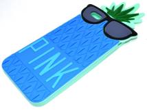Θήκη Σιλικόνης Ancus Pineapple για Apple iPhone 6 Plus/6S Plus Μπλέ