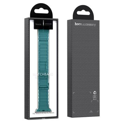 Watchband Hoco WA06 Flexible Military Pattern 42/44/45/49mm για Apple Watch 1/2/3/4/5/6/7/8/SE/Ultra Green Shirt Grey Silicon Ba