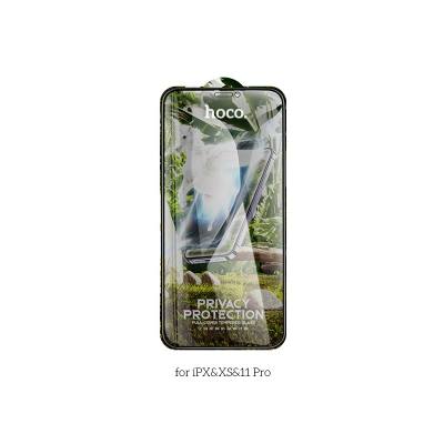 Tempered Glass Hoco G11 30 Μοίρες Privacy Angle Anti-Scratcht, Anti-Fingerprint 0.33mm για Apple  iPhone X/XS/11 Pro 5τεμ.