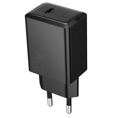 Φορτιστής Ταξιδίου Hoco N68 Nuevo με 1 Εξόδο Φόρτισης USB-C PD20W 5V 3.0A  Μαύρος