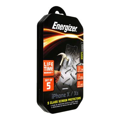 Tempered Glass Energizer Hard Case Professional 9H Anti Fingerprint  για Apple iPhone X/XS/11 Pro 5τεμ.
