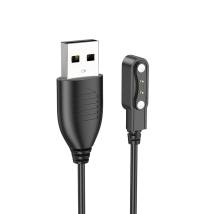 Φορτιστής Hoco για Y7 Pro Smart watch με 2 pin Μαύρο