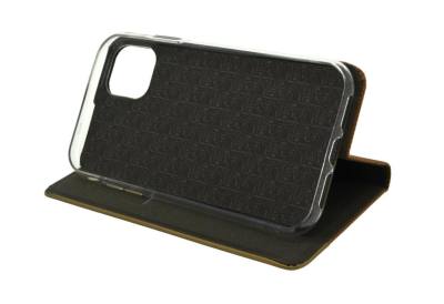 Θήκη Book Ancus Magnetic Canvas για Apple iPhone 11 Pro TPU Χρυσαφί