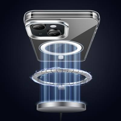 Θήκη Hoco Premium Series Transparent AS3 Magnetic Mag-charge για Apple iPhone 15 Διάφανη