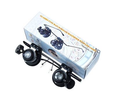 Μεγεθυντικός Φακός Κεφαλής 9892A-II 20x με Led σε Σκελετό Γυαλιών