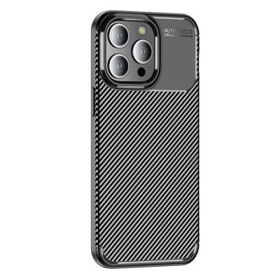 Θήκη Ancus AutoFocus Carbon Fiber για Apple iPhone 15 Pro Μαύρη
