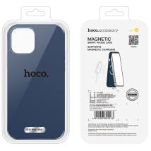 Θήκη Hoco Magnetic Series Liquid Silicone με MagSafe για Apple iPhone 15 Plus Μπλέ