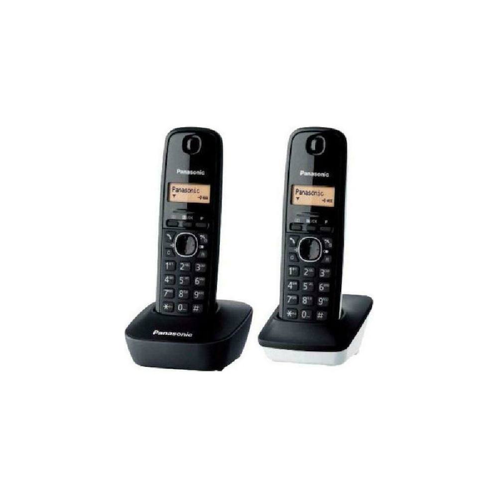 Ασύρματο Ψηφιακό Τηλέφωνο Panasonic KX-TG1612 Μαύρο - Λευκό EU