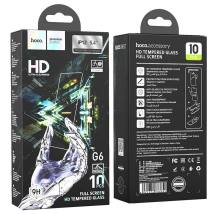 Tempered Glass Hoco G6 Instant Full Screen High-Definition HD 2.5D για Apple iPhone 12 Mini Μαύρο Σετ 10τεμ.