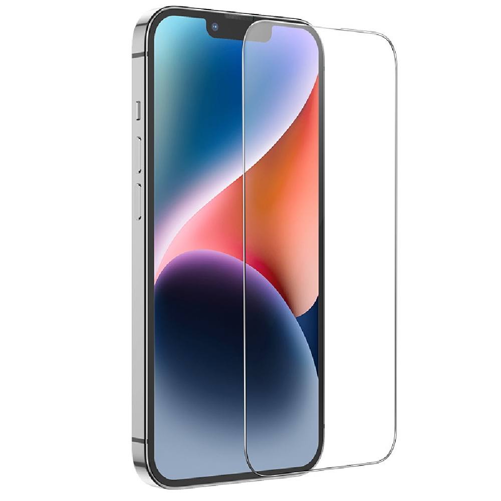 Tempered Glass Hoco Premium Series G1 0.33mm Flash Attach Full Silk Screen HD για Apple iPhone 15 Plus