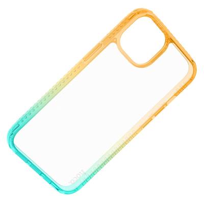 Θήκη Hoco Crystal Color Skin Feel για Apple iPhone 14 Plus Πορτοκαλί Πράσινη