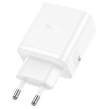 Φορτιστής Ταξιδίου Hoco N51 Scenery PD65W με 2xUSB-C και 1xUSB-A  Λευκός
