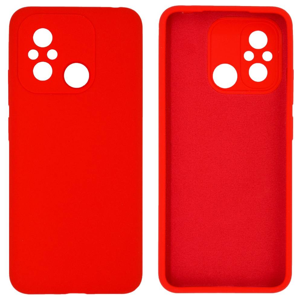 Θήκη Ancus Silicon Liquid για Xiaomi Redmi 12C Κόκκινο