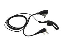 Hands Free Mono Ancus HiConnect με διπλό κονέκτορα 2.5mm & 3.5mm με πλήκτρο απάντησης για Walkie Talkie Μαύρο Bulk