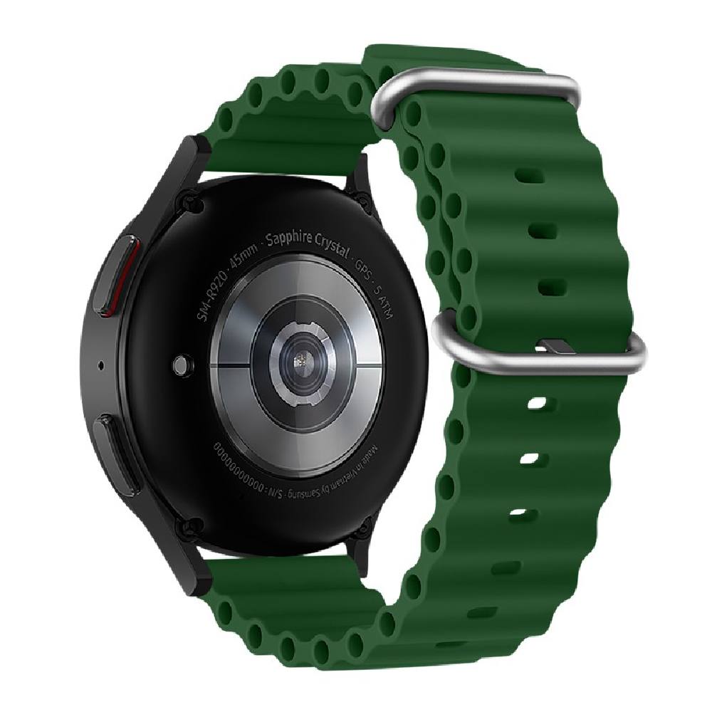 Watchband Hoco WH01 Flexible Series για Samsung Huawei Xiaomi Vivo OPPO κα 20mm Universal Πράσινο Silicon Band