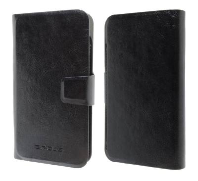 Θήκη Book Ancus Universal Elastic Hook για Smartphone 4.7" - 5.3'' Ίντσες Μαύρη (14 cm x 7 cm)