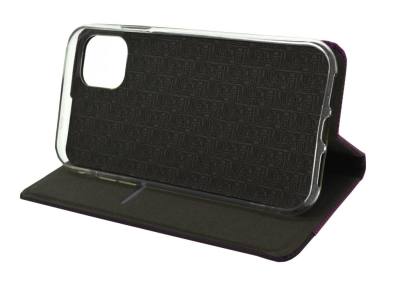 Θήκη Book Ancus Magnetic Canvas για Apple iPhone 11 Pro TPU Μωβ