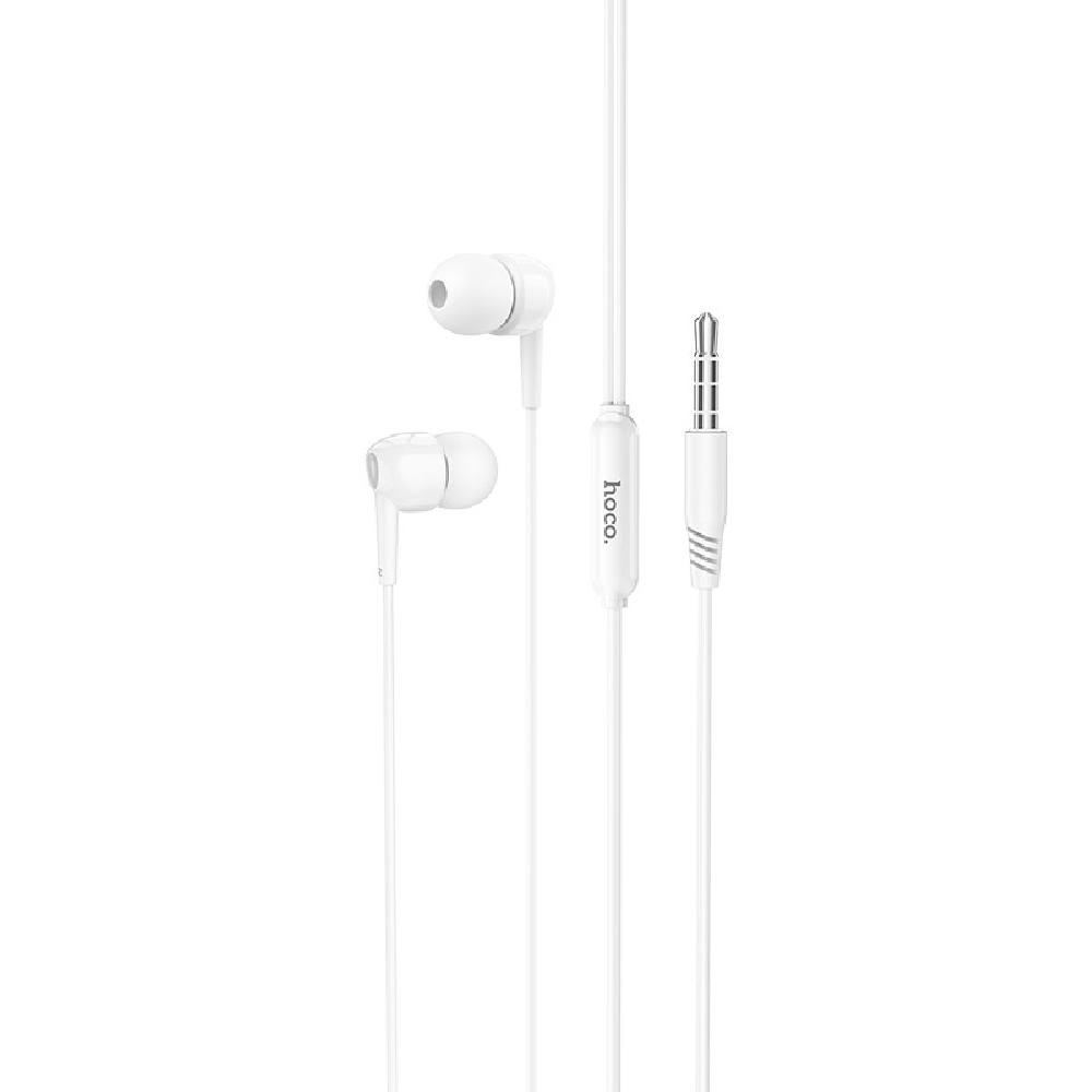 Hands Free Hoco M99 Celestial Universal Earphones Hi-Fi Stereo 3.5mm Λευκό 1.2m