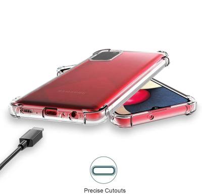 Θήκη TPU Ancus Shock Proof για Samsung A02 A022F A02s A025F M02S M025F Διάφανη
