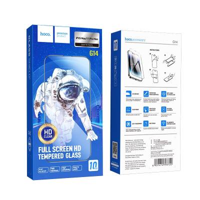 Tempered Glass Hoco Premium Series G14 0.33mm HD Full Screen Large Arc Edges Protection HD 3D για Apple iPhone XS Max/11 Pro Max