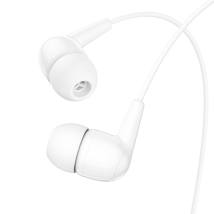 Hands Free Hoco M97 Enjoy Earphones Stereo 3.5mm με Μικρόφωνο και Πλήκτρο Λειτουργίας Λευκά