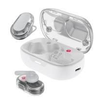 Wireless Earphones Hands Free Acefast FA003 TWS v5.3 550mAh 8hr Λειτουργίας 4-Mic ENC Τεχνολογία IPX4 και Ασύρματη Φόρτιση Λευκά