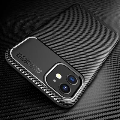 Θήκη Ancus AutoFocus Carbon Fiber για Apple iPhone 12 Mini Μαύρη