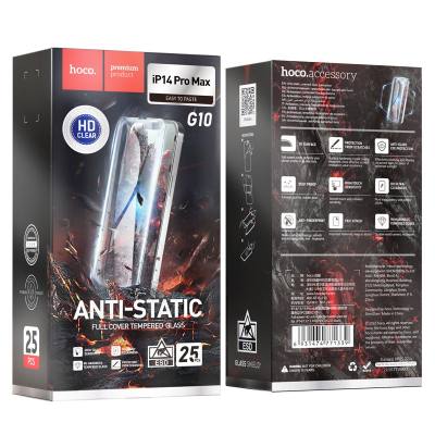 Tempered Glass Hoco G10 Anti-Static Full Screen 2.5D για Apple iPhone 14 Pro Max Σετ 25τεμ.