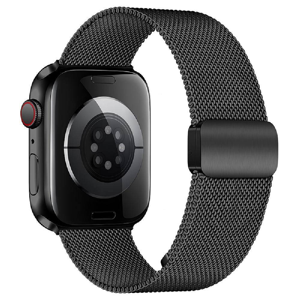 Watchband Hoco WA26 38/40/41mm Stainless Steel + Strong Magnetic για Apple Watch series 1/2/3/4/5/6/7/8/9/SE/SE2 Μαύρο