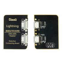 Πλακέτα Ελέγχου και Σύνδεσης Ακουστικών και Καλωδίου Δεδομένων Qianli για Συσκευές Apple Lightning