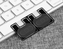 Tempered Glass Hoco V11 Film Protector Κάμερας για Apple iPhone X / XS / XS Max Διάφανο 2τεμ.