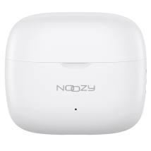 Wireless Hands Free Noozy BH55 V5.4 με ANC + ENC για Μείωση Εξωτερικού Θορύβου 30 ώρες Αναπαραγωγής 6 ώρες Ομιλίας Λευκό