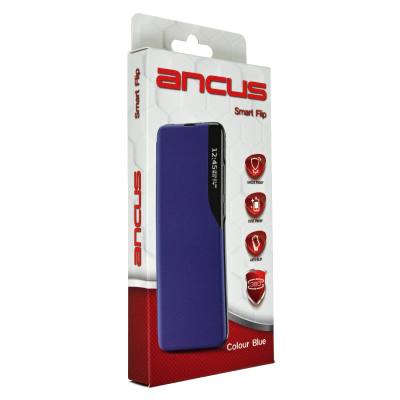 Θήκη Book Ancus Smart Flip για Samsung SM-S928B Galaxy S24 Ultra 5G Μπλέ