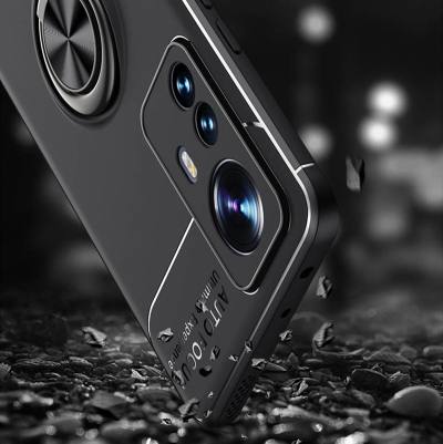Θήκη Ancus Autofocus Shock Proof με Ring Holder για Xiaomi 12 Pro  Xiaomi 12S Pro Μαύρη