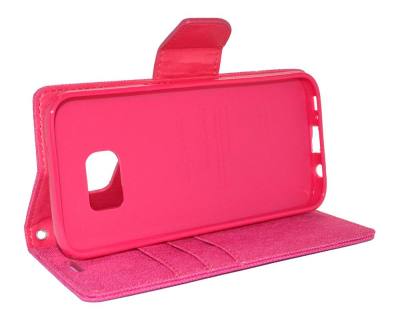 Θήκη Book Goospery Canvas Diary for Samsung SM-G930F Galaxy S7 Ρόζ by Mercury