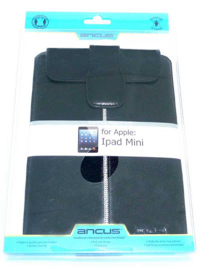 Θήκη Protect Ancus για Apple iPad Mini/Mini 2 Δέρμα Μαύρη